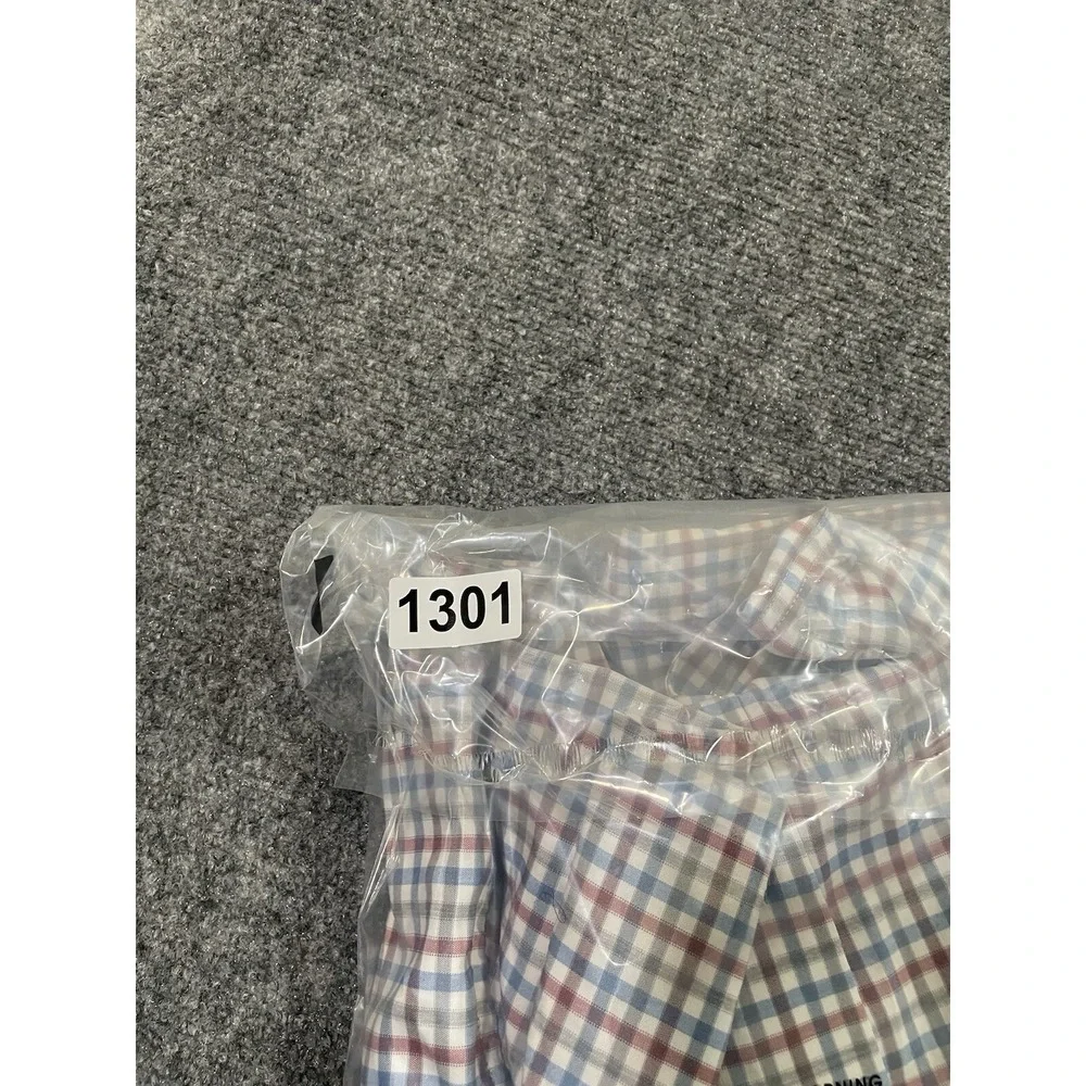 Johnnie O Shirt Mens Xxl Prepformance Plaid Button Up Casual Comfort Work - Picture 7 of 7